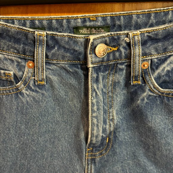 Wild Fable Highest Rise Mom Jean Shorts 'Happy' Womens 2/26R - Picture 4 of 16